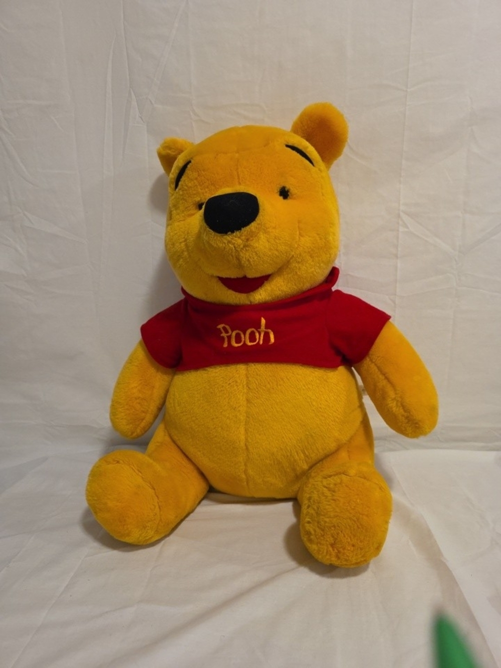 Vintage Disney Winnie The Pooh Large Giant 20" Soft Plush Stuffed Bear By Mattel